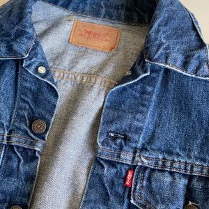 Levi’s dark wash denim jacket